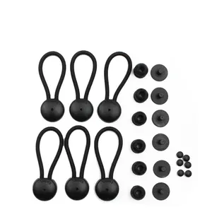 6 PCS Bungee Loop Nylon LKW Teile Stoßdämpfer Schnur Persenning Clip für Fahrzeuge