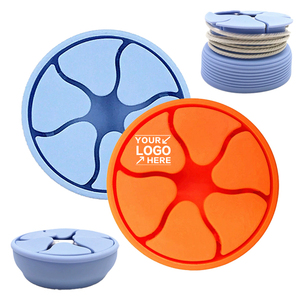 Soft Silicone Cable Winder <b>Wrap</b> Portable Earbud Cord Box Earphone Holder Case Cord Organizer - Product Image 1