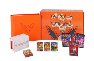 YYing PTCG Orijinal Basitleştirilmiş Chllectorinese 6.0 Su Ateşi Gök Gürültüsü Eevee Japon Anime Masa Oyunu Premium Hediye Kutusu Kartı - Product Image 3