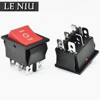 Kcd4 Dpdt 16A 250V 20A 125V 3 positions interrupteurs à bascule/bascule courant élevé basse tension