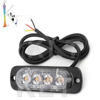 KLT LED Motorrad Blitz Warn licht Seiten licht 4led Truck Car Beacon Verkehrs not lichter