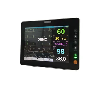 Monitor Cardíaco de Alta Calidad OEM para Neonatos, Niños y Adultos, con Carro y Pantalla de 8 Pulgadas para Signos Vitales - Product Image 2