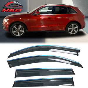 สำหรับ Audi Q5 8R 09-17 ชุดบังแดดหน้าต่างข้างพร้อมขอบโครเมียม 4 ชิ้น - PC - Product Image 1