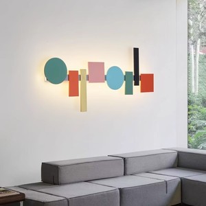 Hfshanks Macaron Color Wall Lamp Led <b>Touch</b> Control 220V Acrylic Lampshade Bedroom Living Room Decorative <b>Lighting</b> - Product Image 2