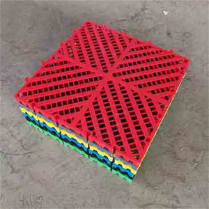 Saling mengunci ubin lantai garasi tahan air bahan PP untuk lantai detail mobil - Product Image 3