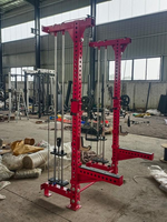 Machine à câble à système de poulie réglable pour entraînement complet du corps Station multifonctionnelle pour entraînement à domicile