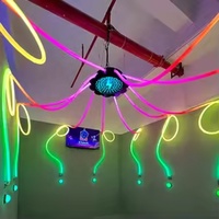 Juegos de Carnaval con Luces Activas - Juego Interactivo de Botones LED con Luces Activables para Parques de Diversiones Interiores, Construcción Metálica
