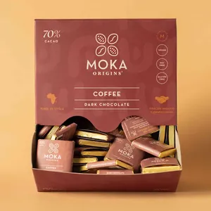 Caja <span class=keywords><strong>de</strong></span> Chocolate Mini Ecológica Personalizada, Embalaje <span class=keywords><strong>de</strong></span> Cartón con Laminación Mate y Recubrimiento UV para Exhibición <span class=keywords><strong>de</strong></span> Barras <span class=keywords><strong>de</strong></span> Chocolate al por Mayor - Product Image 2