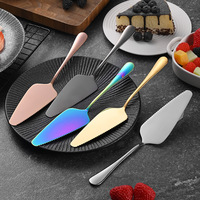 Nouvel ensemble de couteaux à gâteau de mariage en acier inoxydable doré, couteau et spatule à gâteau, couteau de service pour gâteau, logo personnalisé