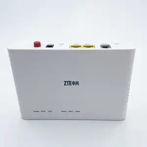 FTTH GPON ONU zte F612 English Firmware ZTE f612 V6.0 EPON ONU with 1GE+1FE+1POTS FTTH Wireless Equipment Modem