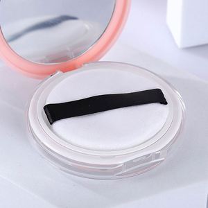 High Quality Customized 5G Ultra-Thin Mirror Convenient Empty Powder Box <b>Elastic</b> Mesh Mini <b>Belt</b> Plush Glass Bottles Loose Powder - Product Image 1