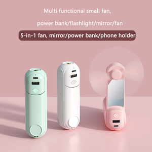 Ventilateurs électriques portatifs pliables personnalisés, mini ventilateurs portatifs rechargeables USB, ventilateurs de poche pratiques - Product Image 5