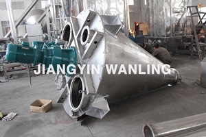 SHJ High Quality Double Spiral V Cone <strong>Mixer</strong> Easy Discharging Powder Mixing Vertical Natua <strong>Mixer</strong> - Product Image 4