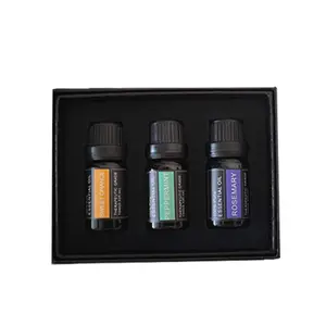 SINGHUA grosir minyak esensial murni, Set hadiah minyak esensial 10ml 3 6 10 botol Set hadiah penyegar udara Diffuser aromaterapi minyak esensial