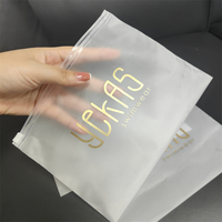 PVC PE sac t-shirt vêtements emballage curseur fermeture éclair compostable fermeture éclair sac pour l'emballage de vêtements
