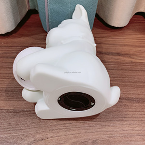 Kartun DIY Resin kerajinan cairan lucu Perancis Bulldog bulan cahaya vinil celengan anjing rumah ornamen DIY cairan anjing untuk kegiatan anak-anak - Product Image 6