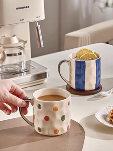 High Quality Cartoon Stoneware Ceramic Coffee Mugs-Long Life Reusable Dishwasher & Microwave Safe Brown <b>for</b> <b>Presents</b> - Product Image 2