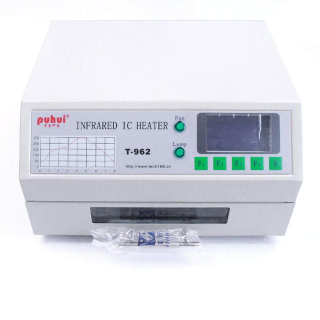 X Infrared 235mm Soldering SMD Desktop BGA Heater 800W 180 SMT Rework Machine for Oven T962 T-962 New Condition
