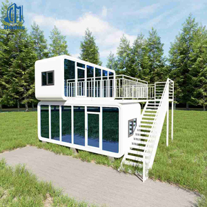 Casetta Prefabbricata Apple Cabin 20ft, <span class=keywords><strong>Casa</strong></span> Modulare di Lusso Portatile, Pod Glamping Prefabbricato con Arredamento Completo - Product Image 1