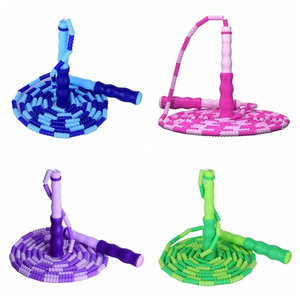 Cuerda de Saltar de 2.8 Metros, Cuerda de Saltar de PVC para Principiantes, Adultos y Niños, con Cuentas Suaves, Sin Segmentos, para Hacer Ejercicio - Product Image 2
