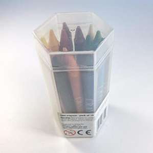 Juego de 4 Crayones de Cera de Colores No Tóxicos de 3.5'' - Product Image 2
