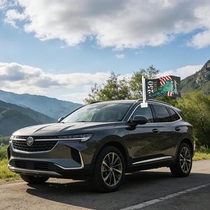 Drapeau de fenêtre de voiture avec mât pour défilé, 250 ans d'indépendance américaine 2026 - Product Image 2