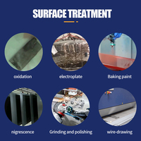 Fabrication sur mesure de tôles métalliques, kit de pliage d'aluminium, soudage d'acier inoxydable, découpe laser, services de poinçonnage métallique offerts