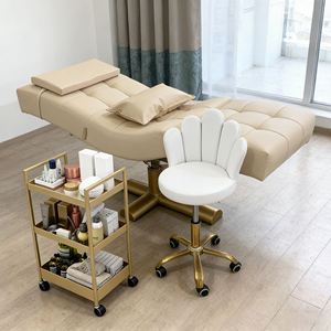 Hydraulische Kosmetikliege, Moderne Wimpernliege, Luxus-Wimpernstuhl, Massagetisch, Shampoo-Spa, Geschwungene Schönheitsliege, Salonmöbel - Product Image 5