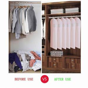 Funda Protectora para Ropa Larga de Color Rosa, Impermeable, de PEVA, Antipolvo, para Vestidos y Trajes - Product Image 6