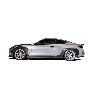 Kit carrozzeria stile CMST per <span class=keywords><strong>BMW</strong></span> serie 4 <span class=keywords><strong>G22</strong></span> paraurti anteriore diffusore posteriore Spoiler minigonne laterali cappa passaruota lifting - Product Image 4