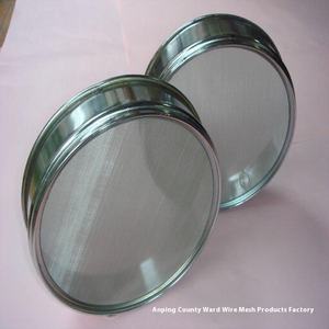 200mm 300mm 400mm laboratuvar yuvarlak kum laboratuvar titreşimli ekran test ekranı paslanmaz çelik örgü dokuma - Product Image 2