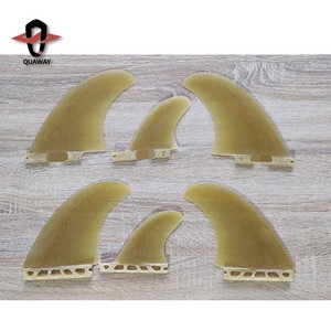 Aletas de Surf de doble Pestaña de fibra de vidrio personalizadas, conjunto de triple aleta, panal de abeja, conjunto MR <span class=keywords><strong>Twin</strong></span> + estabilizador/Power <span class=keywords><strong>Twin</strong></span> + remolque - Product Image 4