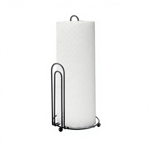 Premium Quality Black <b>Color</b> Metal <b>Tissue</b> <b>Paper</b> Holder Customized Shape And Size Metal <b>Tissue</b> Roll Holder For Hot Sale - Product Image 1