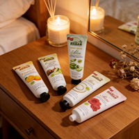 Ensemble de crèmes pour les mains et les pieds DAQAN 30g aux extraits de concombre, riz, escargot, aloe vera, orange, vitamine C et rose