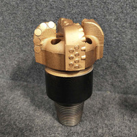 Ruitong 4 lames durables 165 mm, fraise PDC haute vitesse, trépan de forage de roche, outil forgé en acier au carbone API Reg 3 1/2