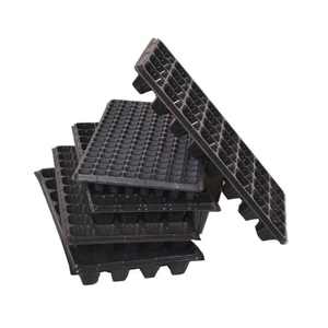 Vaso di fiori in plastica e vassoio vivaio per piantina e semina - Product Image 5