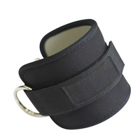 Machine à câbles avec sangle de cheville personnalisée de qualité supérieure avec support en D, pour exercices de fessiers et bandes de résistance, entraînement en salle de sport pour hommes, sangle de cheville