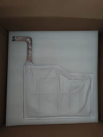 Blocs en aluminium 6061 pour refroidissement à eau de batteries de véhicules électriques, avec tubes en cuivre, plaque froide liquide thermoélectrique pour CPU d'ordinateur