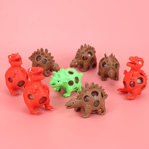 Jouet <span class=keywords><strong>anti</strong></span>-<span class=keywords><strong>stress</strong></span> Dinosaure en forme de boule de raisin, Dinosaure en peluche à presser, à remontée lente, Kawaii, Cadeau pour enfants - Product Image 4
