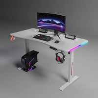 Bureau debout électrique réglable en hauteur de haute qualité, mobilier de bureau moderne, table de jeu informatique