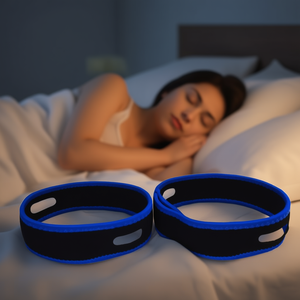 Sangle anti-ronflement (lot de 2) en polyester – Solution confortable pour l'apnée du sommeil – Ceinture anti-ronflement - Product Image 2