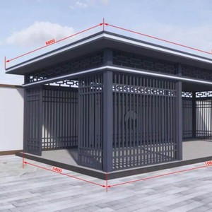 Pérgola Moderna de Aluminio de Lujo Ligero con Control Remoto Motorizado Anticorrosión para Terraza, Patio Trasero y Jardín - Product Image 6