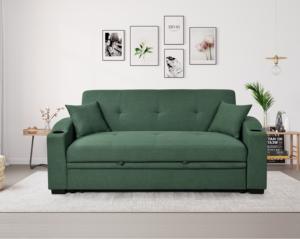 Ensemble <span class=keywords><strong>de</strong></span> canapé-lit modulaire moderne pour salon et <span class=keywords><strong>salle</strong></span> à manger, en bois avec rembourrage en tissu et éponge, fonction inclinable, adapté aux hôtels - Product Image 5