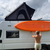 Tente de toit pour voiture, 1 ou 2 personnes, avec structure légère, pour le camping et les voyages.