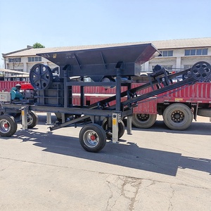 Động Cơ Diesel Xách Tay Quặng Đá Máy Nghiền Nhỏ Điện Thoại Di Động Máy Nghiền Hàm Máy Fro Bán - Product Image 6