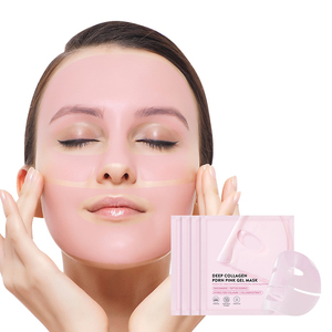 OEM ODM Koreanische Gesichts-Hautpflege-Maske Rosafarbenes Kollagen-Gelee-Gel Übernachtungs-Gesichts-Tuch Schönheits-Pflege für die Nasenhaut mit Hautpflege-Inhaltsstoffen - Product Image 6