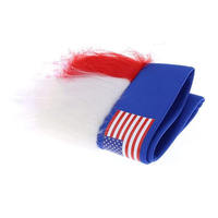 Ventes directes d'usine USA-Canada-Mexico 2026 Fan Football Supporter Perruques Drapeau Hoodies Bandeaux Perruques pour Acclamer