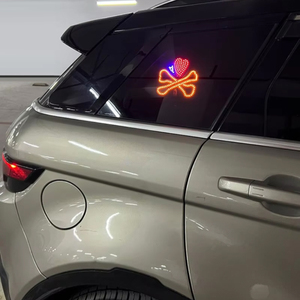 LELANPU Luces Decorativas para <span class=keywords><strong>Taxi</strong></span>, Camión, Luces Halo Demon, RGB, Decoración para Ventana, Proyector para Auto, Accesorios para Coche, Luz LED Decorativa - Product Image 5