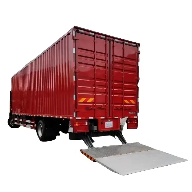 Camión con caja internacional plegable, camión de 26 pies con puerta de elevación