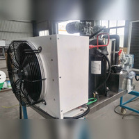 Machine à glace en flocons de grande capacité pour l'industrie de la pêche, 1-20 tonnes/jour, système de fabrication de glace à l'eau de mer sur mesure